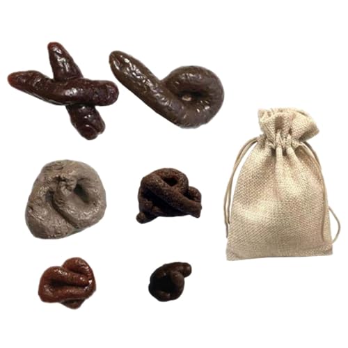 PartyKindom 1Satz Realistisches Fake Poo Lustige Streiche für Halloween und Aprilscherze Knifflige Requisiten für Badezimmer Schlafzimmer und Partys von PartyKindom