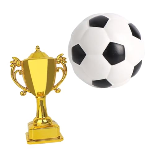 PartyKindom 1Satz Trophäen und Fußball Dekorationen Trophäe und Fußball für Puppenhaus für Kreative Bastelprojekte und Dekorationen PartyKindom 1Satz Trophäen und Fußball Dekorationen Trophäe und Fußball für Puppenhaus für Kreative Bastelprojekte und Dekorationen von PartyKindom