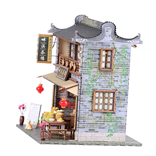 PartyKindom 1Stück DIY Hausmodell im Chinesischen Stil Versammlungshaus Exquisites Modellbau Wohnkultur für Erwachsene für Bastelprojekte PartyKindom 1Stück DIY Hausmodell im Chinesischen Stil Versammlungshaus Exquisites Modellbau Wohnkultur für Erwachsene für Bastelprojekte von PartyKindom