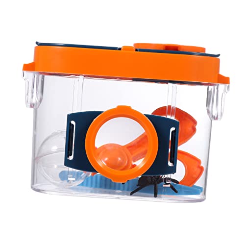 PartyKindom 1Stück Insektenbeobachtungsbox für Vergrößerungs Käfig mit Lupe für Erkundung der Transparentes Design für Spannende Insektenbeobachtungen im Klassenzimmer PartyKindom 1Stück Insektenbeobachtungsbox für Vergrößerungs Käfig mit Lupe für Erkundung der Transparentes Design für Spannende Insektenbeobachtungen im Klassenzimmer von PartyKindom