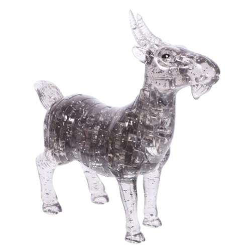 PartyKindom 1Stück Kristallpuzzle Ziege Kreatives Desktop Ornament Selbst Zusammengebaut Geburtstagsgeschenk aus Hochwertigem Kristall und Langlebig PartyKindom 1Stück Kristallpuzzle Ziege Kreatives Desktop Ornament Selbst Zusammengebaut Geburtstagsgeschenk aus Hochwertigem Kristall und Langlebig von PartyKindom