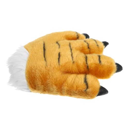 PartyKindom 1Stück Plüschtier Palmhandschuh für Kreatives Tier im Cartoon Design für Rollenspiele und Cosplay Accessoires Tiger mit Realistischem Muster Lustiges Interaktives PartyKindom 1Stück Plüschtier Palmhandschuh für Kreatives Tier im Cartoon Design für Rollenspiele und Cosplay Accessoires Tiger mit Realistischem Muster Lustiges Interaktives von PartyKindom