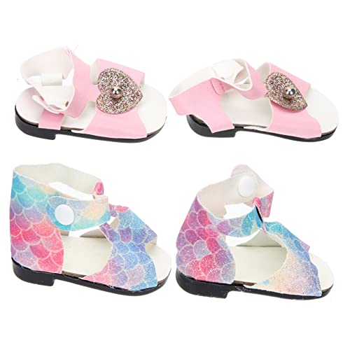 PartyKindom 2 Paare Kreative Verschleißfeste Mini puppenschuhe aus Kunststoff Handgefertigte Schuhe für Dekorative Sommersneaker für Puppen und DIY PartyKindom 2 Paare Kreative Verschleißfeste Mini puppenschuhe aus Kunststoff Handgefertigte Schuhe für Dekorative Sommersneaker für Puppen und DIY von PartyKindom