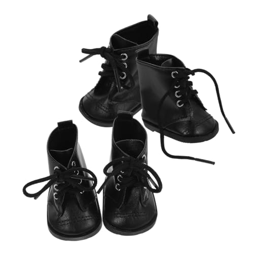 PartyKindom 2 Paare Mädchen-puppenstiefel Hoch Mode Puppen Für Mädchen Blau Kleid Miniatur-Schuhe Puppenschuhe Schuhe Für Puppen Mini-Schuhe Stiefel Black PartyKindom 2 Paare Mädchen-puppenstiefel Hoch Mode Puppen Für Mädchen Blau Kleid Miniatur-Schuhe Puppenschuhe Schuhe Für Puppen Mini-Schuhe Stiefel Black von PartyKindom