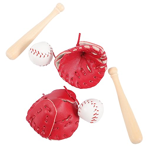 PartyKindom 2 Sätze Baseball-Softball-Abdeckung Miniatur -baseballartikel -mini-Baseball- Dekorativer Mini-Baseball Miniatur -sportspielzeug Mini Baseball Fänger Rot Hölzern PartyKindom 2 Sätze Baseball-Softball-Abdeckung Miniatur -baseballartikel -mini-Baseball- Dekorativer Mini-Baseball Miniatur -sportspielzeug Mini Baseball Fänger Rot Hölzern von PartyKindom