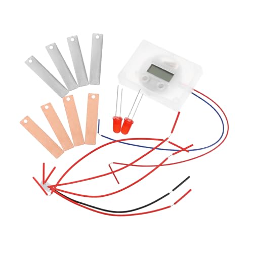 PartyKindom Fruchtbatterie Experimentierkit für Schüler Selbstgemacht Wissenschaftsspielzeug mit Kartoffeluhr – 2 Satz für Elektrische Experimente und Kreative Projekte PartyKindom Fruchtbatterie Experimentierkit für Schüler Selbstgemacht Wissenschaftsspielzeug mit Kartoffeluhr – 2 Satz für Elektrische Experimente und Kreative Projekte von PartyKindom