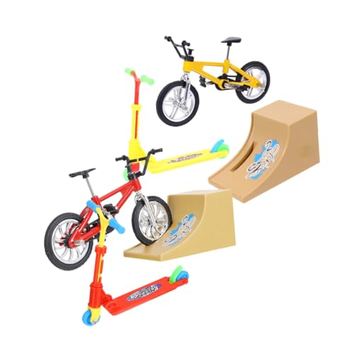 PartyKindom 2 Sätze Finger Scooter und Bike Kit Mini Tischspielzeug für Fingerfertigkeit Flexibles Trainingsspielzeug für Geeignet für Jungen und Mädchen Partyspaß PartyKindom 2 Sätze Finger Scooter und Bike Kit Mini Tischspielzeug für Fingerfertigkeit Flexibles Trainingsspielzeug für Geeignet für Jungen und Mädchen Partyspaß von PartyKindom