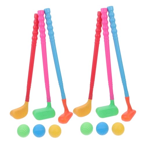PartyKindom 2 Sätze Golfclubspielzeug Kind Ball drinnen farbig bunt Babygolf Indoor-Outdoor-Golfspielzeug Golf Clubs -Golfschläger Spielzeuggolf Plastik Zufällige Farbe PartyKindom 2 Sätze Golfclubspielzeug Kind Ball drinnen farbig bunt Babygolf Indoor-Outdoor-Golfspielzeug Golf Clubs -Golfschläger Spielzeuggolf Plastik Zufällige Farbe von PartyKindom