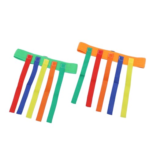 PartyKindom 2 Sätze Outdoor Spielgürtel Bunte Pull Tails Aktivitätsspielzeug für Fangspiele Fördert Wahrnehmung Logisches und Eltern Junge Mädchen Interaktion Zufällige Farbe Zufällige Farbe PartyKindom 2 Sätze Outdoor Spielgürtel Bunte Pull Tails Aktivitätsspielzeug für Fangspiele Fördert Wahrnehmung Logisches und Eltern Junge Mädchen Interaktion Zufällige Farbe Zufällige Farbe von PartyKindom