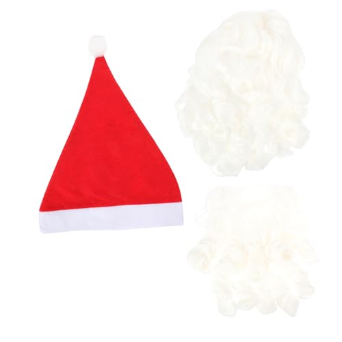 PartyKindom 2 Sätze Santa Claus Kostüm Teilig mit Perücke und Langlebiges Weihnachtsmann Outfit für Erwachsene Komplettset für Festliche Weihnachtsfeier und Cosplay für Langanhaltenden PartyKindom 2 Sätze Santa Claus Kostüm Teilig mit Perücke und Langlebiges Weihnachtsmann Outfit für Erwachsene Komplettset für Festliche Weihnachtsfeier und Cosplay für Langanhaltenden von PartyKindom