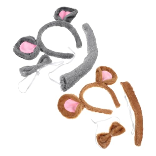PartyKindom 2 Satz Süßes Mausohren Haarreif Weichem Plüsch für Halloween Cosplay Party Komfortabel und Vielseitig für Frisuren Niedliches Tierkostüm Zubehör für Feierlichkeiten PartyKindom 2 Satz Süßes Mausohren Haarreif Weichem Plüsch für Halloween Cosplay Party Komfortabel und Vielseitig für Frisuren Niedliches Tierkostüm Zubehör für Feierlichkeiten von PartyKindom