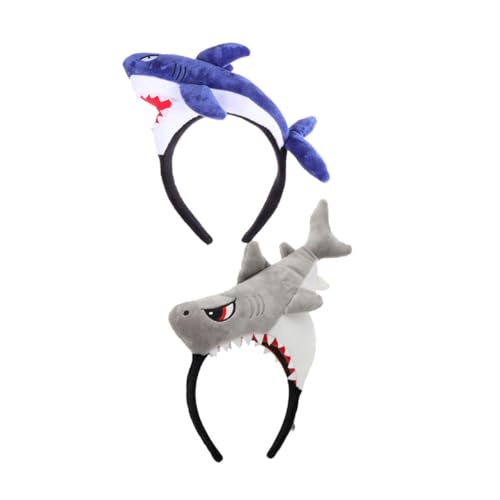 PartyKindom 2 Stück Cartoon Stirnbänder für Lustige Haarreifen für Partys Kreative Kostüm Accessoires Blau und Tigerhaifisch Design PartyKindom 2 Stück Cartoon Stirnbänder für Lustige Haarreifen für Partys Kreative Kostüm Accessoires Blau und Tigerhaifisch Design von PartyKindom