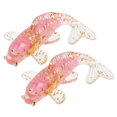 PartyKindom 2 Stück Crystal Koi Ornamente Dekoration für Aquarium realistisch Vielseitig Fisch Dekoration klein Mini Fischverzierung Fischdekoration aus Kristall Tischfischfigur Harz-Leim Rosa PartyKindom 2 Stück Crystal Koi Ornamente Dekoration für Aquarium realistisch Vielseitig Fisch Dekoration klein Mini Fischverzierung Fischdekoration aus Kristall Tischfischfigur Harz-Leim Rosa von PartyKindom