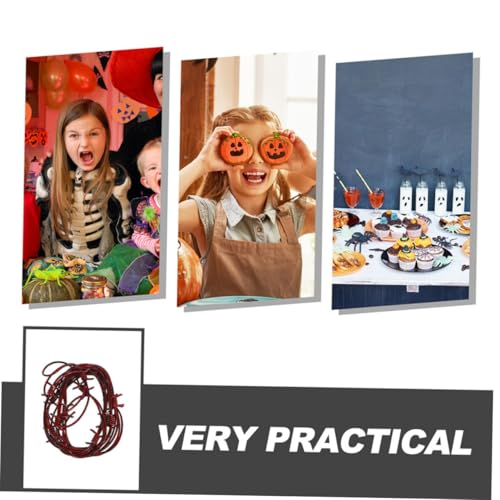 PartyKindom 2stücke Stacheldrahtkette Aus Kunststoff Rostige Drahtdekoration Für Halloween-Party Und Spukhaus-Themen Stacheldraht-Dekorationen Mit Realistischer Textur Und Spezieller PartyKindom 2stücke Stacheldrahtkette Aus Kunststoff Rostige Drahtdekoration Für Halloween-Party Und Spukhaus-Themen Stacheldraht-Dekorationen Mit Realistischer Textur Und Spezieller von PartyKindom