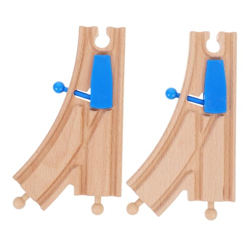 PartyKindom 2 Stück Gleiszubehör gebogen Bahngleis Ersatz Spuren Eisenbahnschienen Zug verfolgen Gleisstützen Spielzeugeisenbahnen Auto-Track- Zugtisch Zugspielzeug Modellzug Holz PartyKindom 2 Stück Gleiszubehör gebogen Bahngleis Ersatz Spuren Eisenbahnschienen Zug verfolgen Gleisstützen Spielzeugeisenbahnen Auto-Track- Zugtisch Zugspielzeug Modellzug Holz von PartyKindom