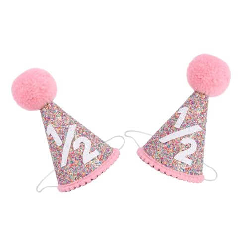 PartyKindom 2 Stück Glitzernde Geburtstagskrone für Junge Mädchen Teiliges Fototaugliche Partyhüte für Kleinkinder für Halbgeburtstag und Unvergessliche Erinnerungen PartyKindom 2 Stück Glitzernde Geburtstagskrone für Junge Mädchen Teiliges Fototaugliche Partyhüte für Kleinkinder für Halbgeburtstag und Unvergessliche Erinnerungen von PartyKindom