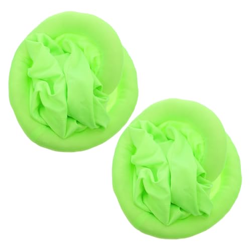 PartyKindom 2 Stück Halloween Kostüm Hüte Fluoreszierend Grüne Zwergmütze aus Polyester Vielseitige Party Kopfbedeckung für Weihnachtsfeiern Karneval Cosplay und Fotorequisiten von PartyKindom
