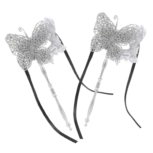 PartyKindom 2 Stück Handgehaltene Dragon Pattern Maske mit Stab Bequemer Sitz Leichte Damen Maskerade Maske für Cosplay Party Aufführung Geeignet für Maskenball und Kostümparty PartyKindom 2 Stück Handgehaltene Dragon Pattern Maske mit Stab Bequemer Sitz Leichte Damen Maskerade Maske für Cosplay Party Aufführung Geeignet für Maskenball und Kostümparty von PartyKindom