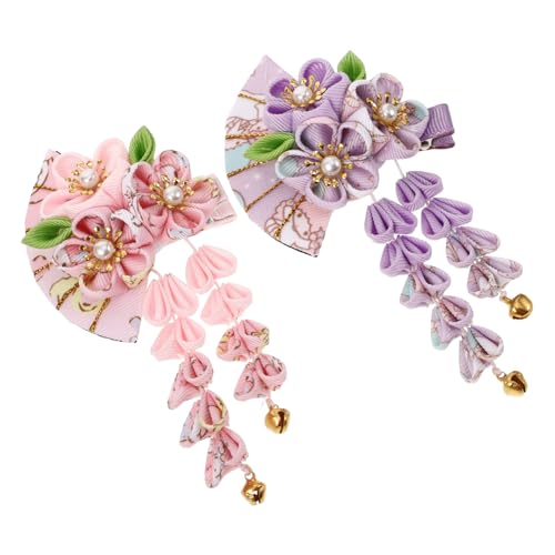 PartyKindom 2 Stück Japanischer Haarschmuck mit Blumen und Fächerdesign Traditionelle Haarklammern für Damen Elegante Japanische Haarnadeln Stilvolle Haaraccessoires im Kimono Stil PartyKindom 2 Stück Japanischer Haarschmuck mit Blumen und Fächerdesign Traditionelle Haarklammern für Damen Elegante Japanische Haarnadeln Stilvolle Haaraccessoires im Kimono Stil von PartyKindom