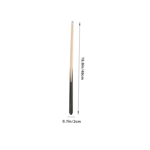 PartyKindom 2 Stück Mini Billard Queue Holz Pool Queue Stick Kurz für Anfänger Billiard Zubehör Einfach zu Handhaben zum Üben von PartyKindom