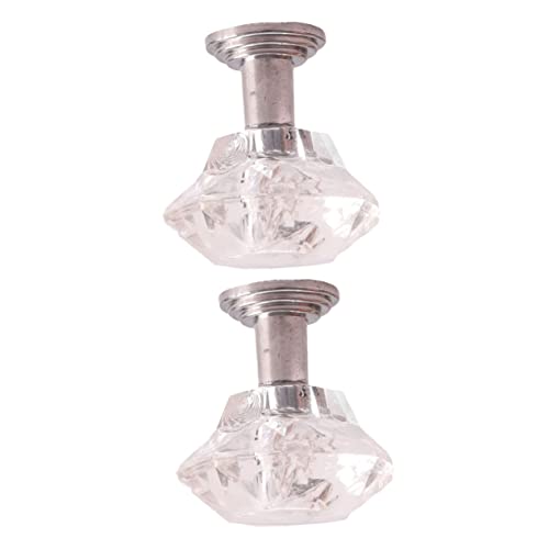 PartyKindom 2 Stück Mini -Kronleuchtermodell Miniaturen klein Möbel Puppenhauslichter Miniatur-Deckenlampe Miniaturlampen für Puppenstuben Mini-Puppenstubenlampen Mini-Ornament Acryl Silber PartyKindom 2 Stück Mini -Kronleuchtermodell Miniaturen klein Möbel Puppenhauslichter Miniatur-Deckenlampe Miniaturlampen für Puppenstuben Mini-Puppenstubenlampen Mini-Ornament Acryl Silber von PartyKindom