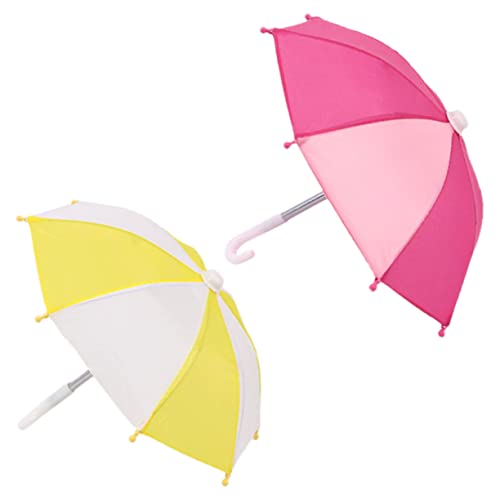 PartyKindom 2 Stück Mini-Regenschirmmodell für kinderspielzeug Funny Toys Mini-Regenschirmpuppe Mini- -Regenschirm Mini Verstellbarer Regenschirm Puppenschirm Metall PartyKindom 2 Stück Mini-Regenschirmmodell für kinderspielzeug Funny Toys Mini-Regenschirmpuppe Mini- -Regenschirm Mini Verstellbarer Regenschirm Puppenschirm Metall von PartyKindom