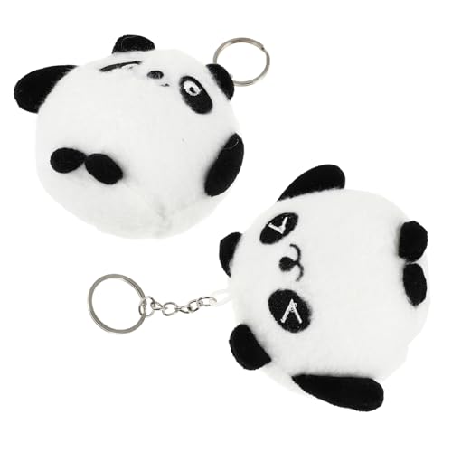 PartyKindom 2 Stück Plüsch Panda Schlüsselanhänger Niedliche Stofftiere für Taschen Schlüssel Cartoon Panda Anhänger für Freunde und Dekoration PartyKindom 2 Stück Plüsch Panda Schlüsselanhänger Niedliche Stofftiere für Taschen Schlüssel Cartoon Panda Anhänger für Freunde und Dekoration von PartyKindom