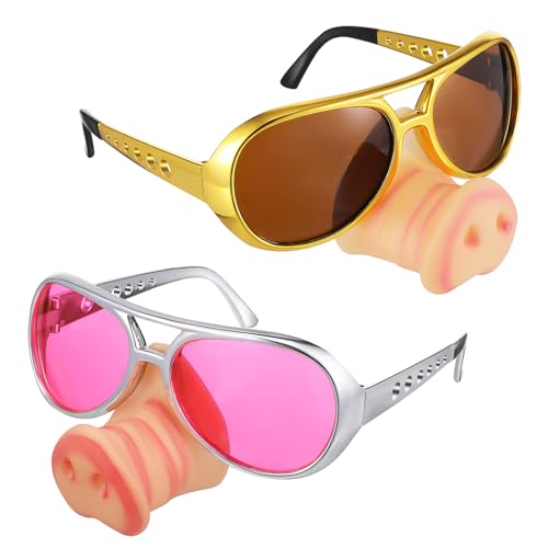 PartyKindom 2 Stück Schweinenase Brillen Kostümnase Halloween Cosplay Party Schweinenase Verkleidung Halloween Cosplay Zubehör Für Party Brillen Lustige Brillen Aus PartyKindom 2 Stück Schweinenase Brillen Kostümnase Halloween Cosplay Party Schweinenase Verkleidung Halloween Cosplay Zubehör Für Party Brillen Lustige Brillen Aus von PartyKindom