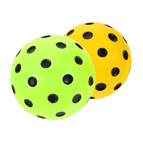 PartyKindom 2 Stück Soft PU Schaumstoffbälle Leise Stressabbau Squeeze Therapy Balls für Ruhiges Indoor Training und Koordination Geräuscharm Handlich für Fitness und Entspannung von PartyKindom