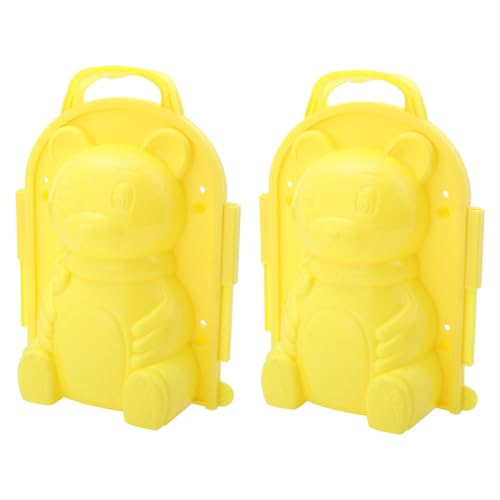PartyKindom 2 Stück Teiliges Form Outdoor Winterspielzeug Schneemann Clip Kreativer Schneemodellierer für Einfache Schneeballschlachten und Schnelle Schneemannherstellung Zufällige Farbe von PartyKindom