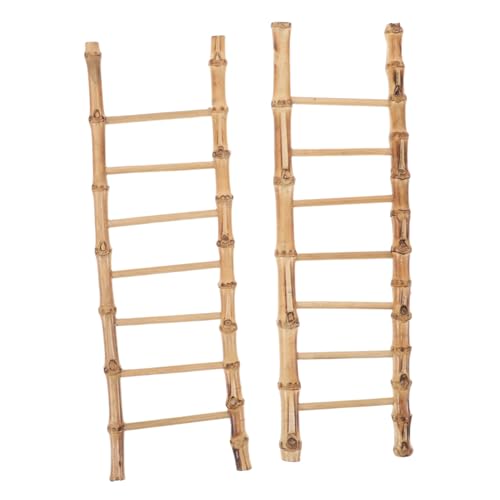 PartyKindom 2 Stück Teiliges Mini Bambusleiter Set Detailgetreue Miniaturleiter für Puppenhaus Möbel Vielseitige Dekoration für Miniaturgärten und DIY Landschaftsprojekte Leicht und Langlebig PartyKindom 2 Stück Teiliges Mini Bambusleiter Set Detailgetreue Miniaturleiter für Puppenhaus Möbel Vielseitige Dekoration für Miniaturgärten und DIY Landschaftsprojekte Leicht und Langlebig von PartyKindom