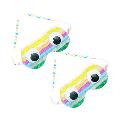 PartyKindom 2 Stück Teiliges Pinata Augenmasken aus Papier Bunte Piñata Masken für Kindergeburtstag Lustiges Spielzubehör für Jungen und Mädchen Kreative Geburtstagsdeko Leichte PartyKindom 2 Stück Teiliges Pinata Augenmasken aus Papier Bunte Piñata Masken für Kindergeburtstag Lustiges Spielzubehör für Jungen und Mädchen Kreative Geburtstagsdeko Leichte von PartyKindom