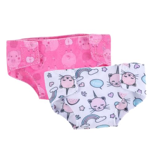 PartyKindom 2 Stück Teiliges Puppenunterwäsche aus Wiederverwendbare Puppenpanties Weiche und Langlebige Puppenkleidung Geeignet als Zubehör für Amerikanische Mädchenpuppen Stilvolle und PartyKindom 2 Stück Teiliges Puppenunterwäsche aus Wiederverwendbare Puppenpanties Weiche und Langlebige Puppenkleidung Geeignet als Zubehör für Amerikanische Mädchenpuppen Stilvolle und von PartyKindom