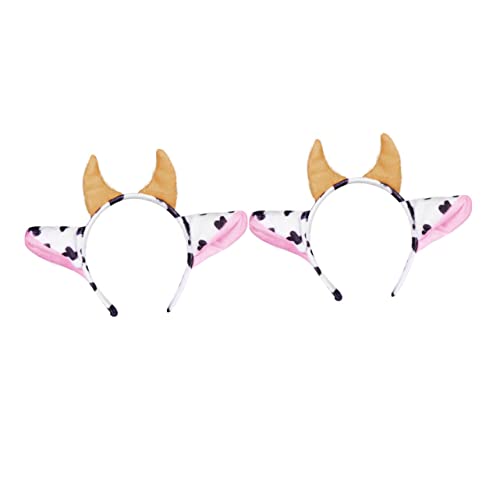 PartyKindom 2 Stück Teiliges Stirnband mit Niedlichen Kuhhörnern Leichtes Bequemes Haarschmuck für Geburtstagsfeiern Halloween Cosplay und Bühnenauftritte Universelle Auffälliges Design PartyKindom 2 Stück Teiliges Stirnband mit Niedlichen Kuhhörnern Leichtes Bequemes Haarschmuck für Geburtstagsfeiern Halloween Cosplay und Bühnenauftritte Universelle Auffälliges Design von PartyKindom