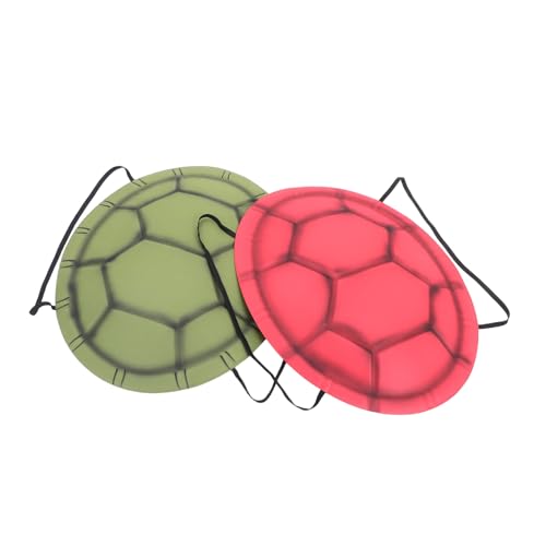 PartyKindom 2 Stück Verstellbare Turtle Shell Rucksack Kostüme aus Leichtem Eva Material Bequemes Verkleidungszubehör für Erwachsene für Halloween Karneval und Party PartyKindom 2 Stück Verstellbare Turtle Shell Rucksack Kostüme aus Leichtem Eva Material Bequemes Verkleidungszubehör für Erwachsene für Halloween Karneval und Party von PartyKindom