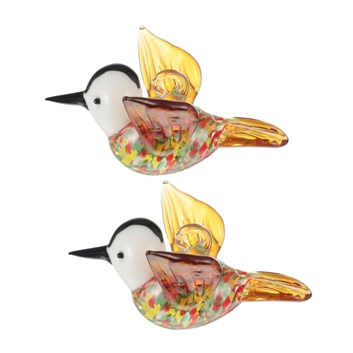 PartyKindom 2 Stück Vogel Ornament Dekorative Vogelanhänger aus Stabilem für Wohnzimmer Büro und Garten Fliegende Vogelfiguren mit Briefbeschwerer Funktion PartyKindom 2 Stück Vogel Ornament Dekorative Vogelanhänger aus Stabilem für Wohnzimmer Büro und Garten Fliegende Vogelfiguren mit Briefbeschwerer Funktion von PartyKindom