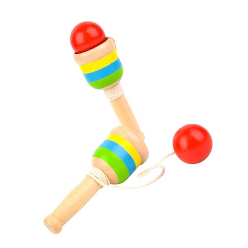 PartyKindom 2 Stücke Trick-Cup- kinderspielzeug Pokal- und Ballspiel kreatives Kendama Cup- Hand-Augen-Koordination werfen und fangen Bildungsspielzeug Holz PartyKindom 2 Stücke Trick-Cup- kinderspielzeug Pokal- und Ballspiel kreatives Kendama Cup- Hand-Augen-Koordination werfen und fangen Bildungsspielzeug Holz von PartyKindom