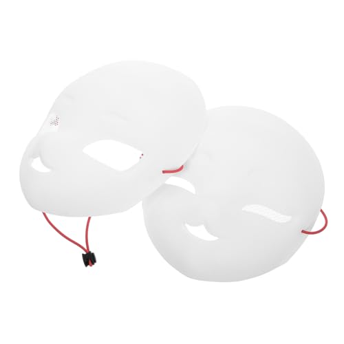 PartyKindom 2 Stücke Weiße Blanko Gesichtsmaske mit Atmungsaktivem Mesh für Halloween Maskenball und Cosplay Vielseitig Nutzbar DIY Fähig Komfortabel und Leicht für Kreative Kostüme PartyKindom 2 Stücke Weiße Blanko Gesichtsmaske mit Atmungsaktivem Mesh für Halloween Maskenball und Cosplay Vielseitig Nutzbar DIY Fähig Komfortabel und Leicht für Kreative Kostüme von PartyKindom