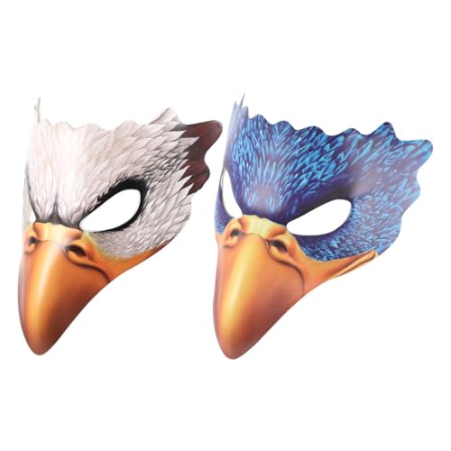 PartyKindom 2-teilige Halloween-adlermaske: Pu-schaum Mit Langen Nasen, Vogel-tierkostüm, Gesichtsmaske Für Halloween, Karneval, Maskerade, Cosplay, Lustige Party PartyKindom 2-teilige Halloween-adlermaske: Pu-schaum Mit Langen Nasen, Vogel-tierkostüm, Gesichtsmaske Für Halloween, Karneval, Maskerade, Cosplay, Lustige Party von PartyKindom