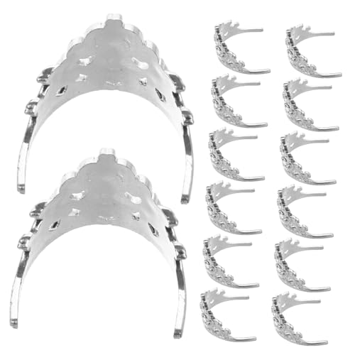 PartyKindom 20 Stück Mini Queen Crown Hair Accessoires klein winzig Puppe Prinzessin Mini-Kronen Dress up Mini-Krone Krone Zubehör Minikronen zum Basteln Mini-Kopfschmuck Plastik Silber PartyKindom 20 Stück Mini Queen Crown Hair Accessoires klein winzig Puppe Prinzessin Mini-Kronen Dress up Mini-Krone Krone Zubehör Minikronen zum Basteln Mini-Kopfschmuck Plastik Silber von PartyKindom