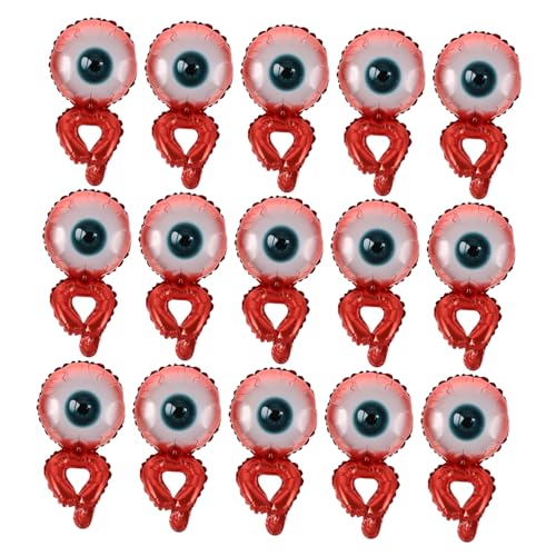 PartyKindom 20 Stück Teiliges Halloween Handgelenk Ballons Aufblasbare Aluminiumfolie Augenball Armbänder Schnelle Befüllung Leichte Partydeko für Halloween Geburtstags und Festtagsfeiern PartyKindom 20 Stück Teiliges Halloween Handgelenk Ballons Aufblasbare Aluminiumfolie Augenball Armbänder Schnelle Befüllung Leichte Partydeko für Halloween Geburtstags und Festtagsfeiern von PartyKindom