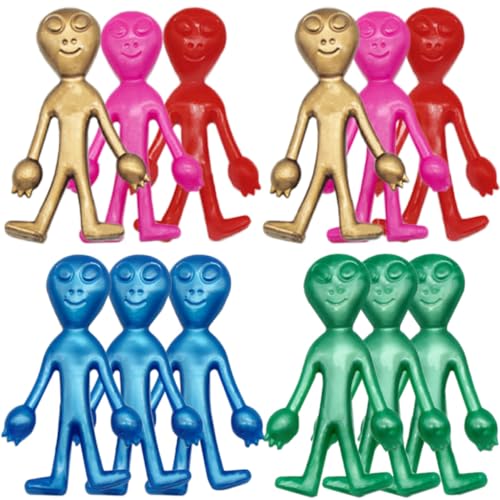 PartyKindom 20 Stück Teiliges Kreatur Squeeze aus Flexiblem TPR Material Stressabbauendes Kreatives Quetschspielzeug für Jungen als Partygeschenk und Belohnungsspielzeug Zufällige Farbe von PartyKindom