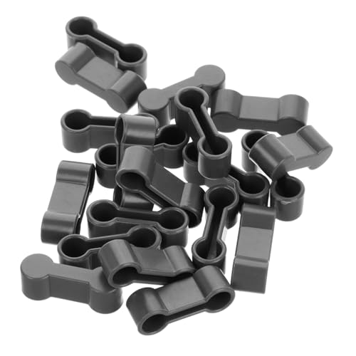 PartyKindom 20 Stück Teiliges Kunststoff gleisverbinder Zugschienen Erweiterungskonnektoren mit Dog Bone adaptern Kompatibel mit Spielzeugeisenbahnen Einfach Zusammenbaubar Flexibel für von PartyKindom