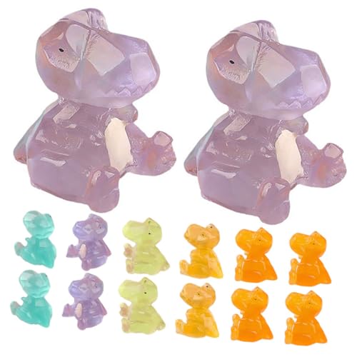 PartyKindom 20 Stück Teiliges Leuchtendes Dinosaurier aus Robustem Resin Miniaturisierte Cartoon Figuren für Garten und Landschaftsdekoration als Kinderspielzeug und Lernhilfe Farblich PartyKindom 20 Stück Teiliges Leuchtendes Dinosaurier aus Robustem Resin Miniaturisierte Cartoon Figuren für Garten und Landschaftsdekoration als Kinderspielzeug und Lernhilfe Farblich von PartyKindom