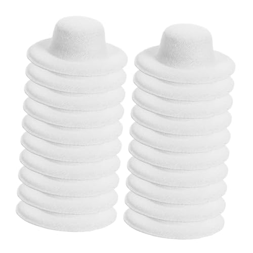 PartyKindom 20 Stück Teiliges Mini Puppenhüte Weiß aus Weichem Gebürstetem Stabile DIY Basis für Bastelprojekte Personalisierbare Miniatur Hutrohlinge für Puppenhausdekoration und Kreative PartyKindom 20 Stück Teiliges Mini Puppenhüte Weiß aus Weichem Gebürstetem Stabile DIY Basis für Bastelprojekte Personalisierbare Miniatur Hutrohlinge für Puppenhausdekoration und Kreative von PartyKindom