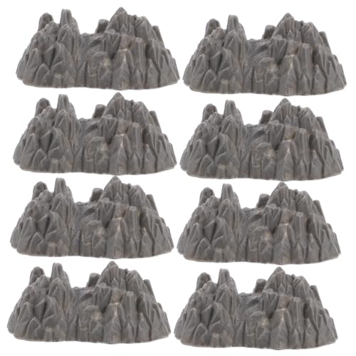 PartyKindom 20 Stück Teiliges Miniatur Fels Verblassungsbeständiges Detailreiches Miniatur Vielseitige Mikro Landschaftsdekoration für Heim und Garten PartyKindom 20 Stück Teiliges Miniatur Fels Verblassungsbeständiges Detailreiches Miniatur Vielseitige Mikro Landschaftsdekoration für Heim und Garten von PartyKindom