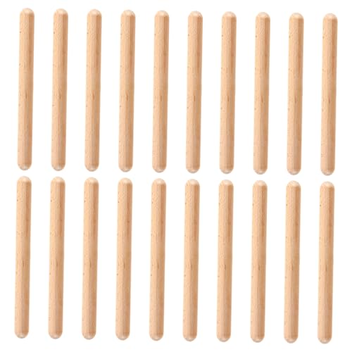 PartyKindom 20 Stück Teiliges aus Holz Rhythmusstöcken für Musikinstrumente für Frühe Bildung für Unterricht und Kreatives Musizieren PartyKindom 20 Stück Teiliges aus Holz Rhythmusstöcken für Musikinstrumente für Frühe Bildung für Unterricht und Kreatives Musizieren von PartyKindom