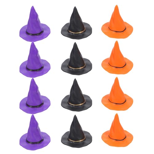 PartyKindom 24 Stück Miniatur Hexenhüte Halloween Deko für Flaschen Dollhouse Zubehör Bastelbedarf Party Dekorationen Wiederverwendbare Kunststoffhüte PartyKindom 24 Stück Miniatur Hexenhüte Halloween Deko für Flaschen Dollhouse Zubehör Bastelbedarf Party Dekorationen Wiederverwendbare Kunststoffhüte von PartyKindom