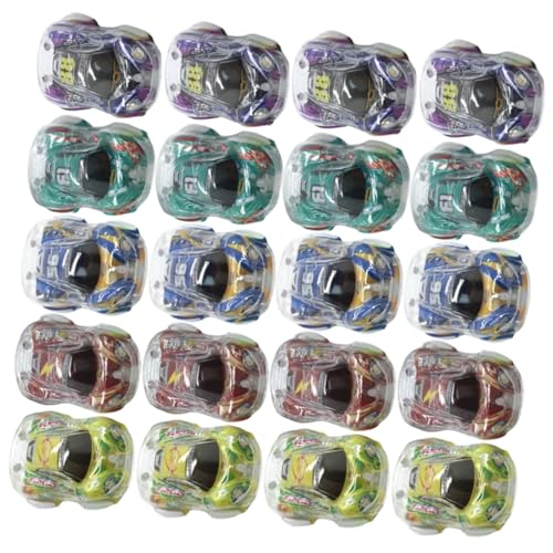 PartyKindom 24 Stück Teiliges Kleine Rückziehautos Spielzeugautos Cartoon Auto Geschenkset Bunte Miniautos für Jungen Mädchen Ab Jahr Sicher und Attraktiv von PartyKindom