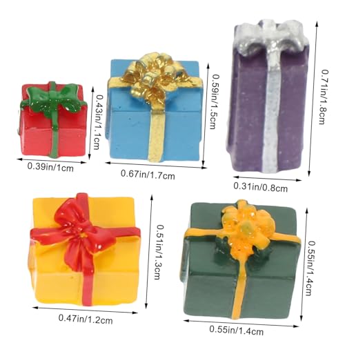 PartyKindom 25 Stück Teiliges Mini Geschenkbox aus Resin Farbige Miniatur Geschenkboxen für Puppenhaus Dekoration Langlebige Leichte Weihnachtsdeko und Heimaccessoires für DIY und Sammler PartyKindom 25 Stück Teiliges Mini Geschenkbox aus Resin Farbige Miniatur Geschenkboxen für Puppenhaus Dekoration Langlebige Leichte Weihnachtsdeko und Heimaccessoires für DIY und Sammler von PartyKindom